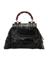 Vintage Bamboo 2Way, &pound;450, Handbags, Black, Patent Leather, Back view